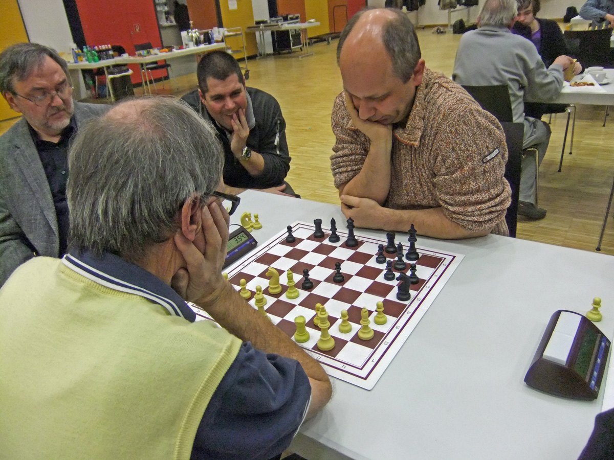 Wolfgang Schmid und Rudolf Bräuning in der Endrunde A