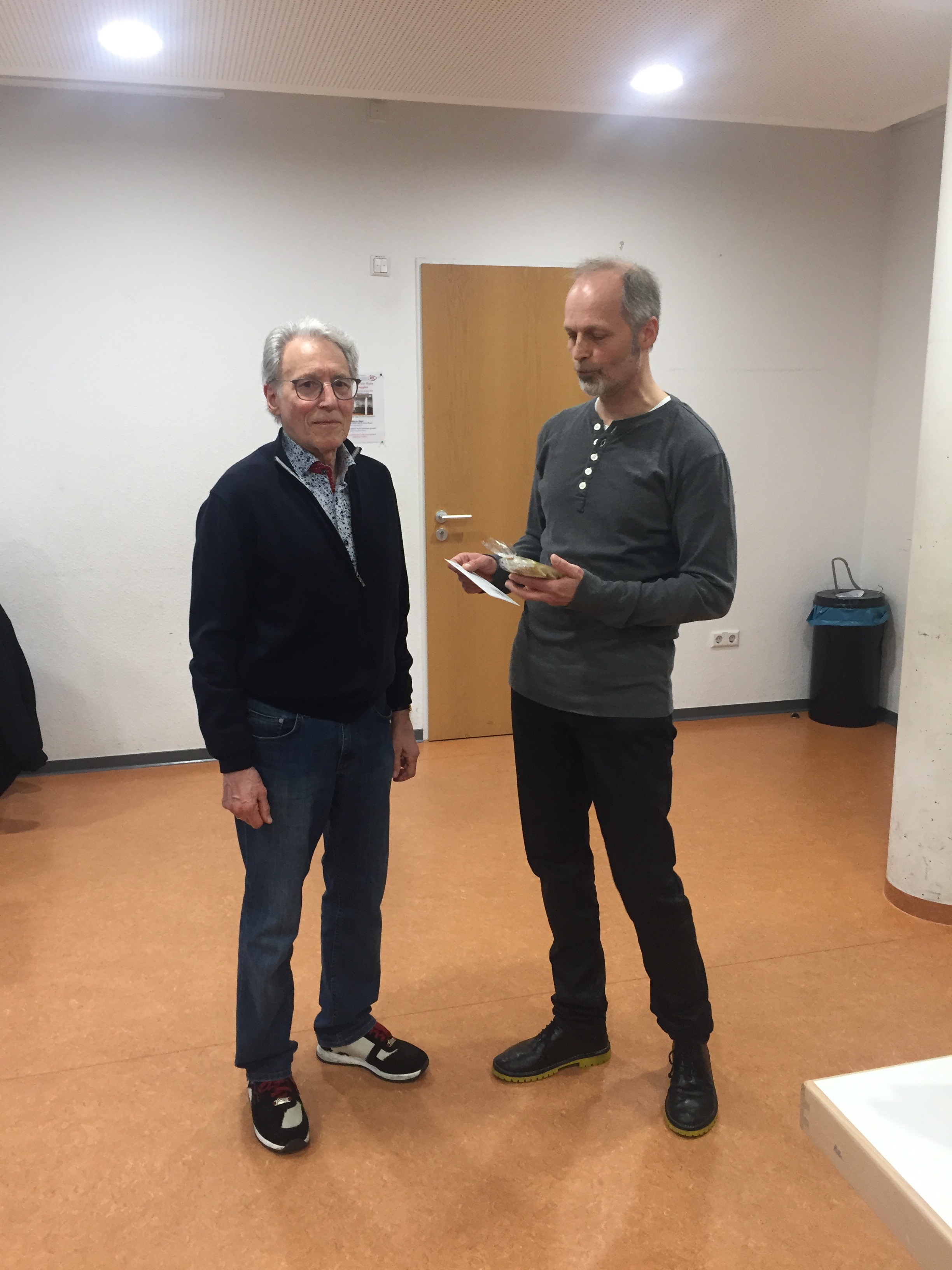 Horst Gehring (links) und Olaf Eißmann